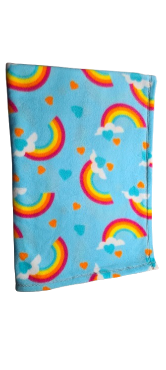 Rainbow Pet Fleece Blanket