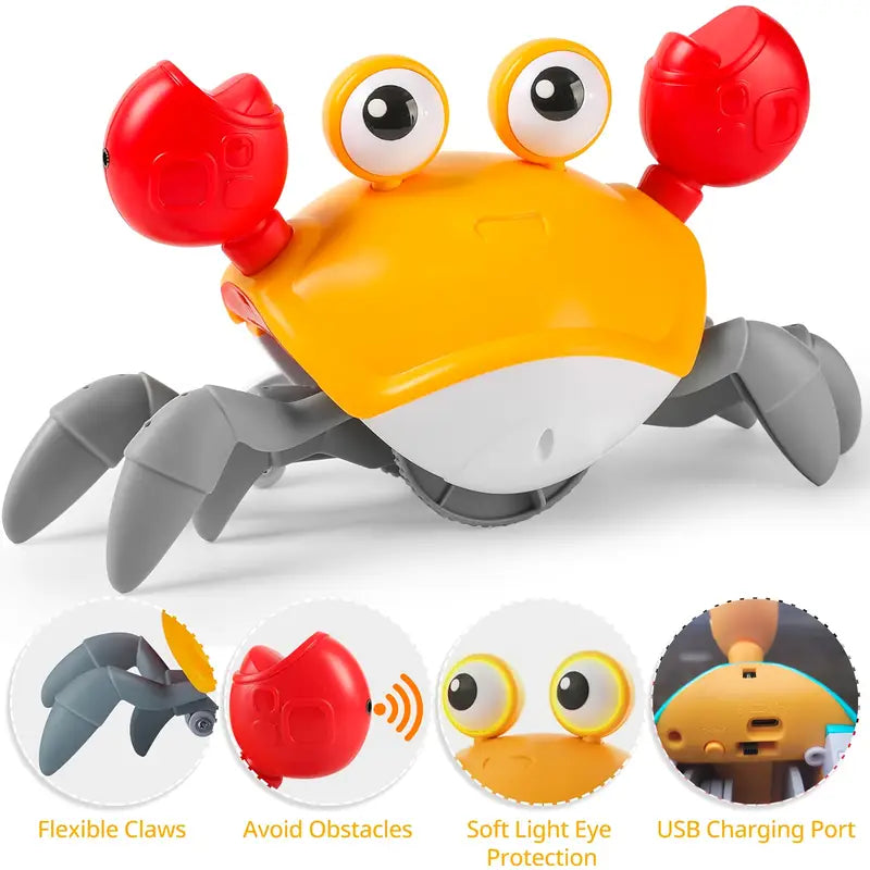 Crawling crab toy