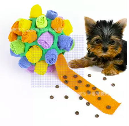 Polar fleece treat ball