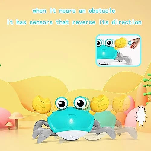 Crawling crab toy