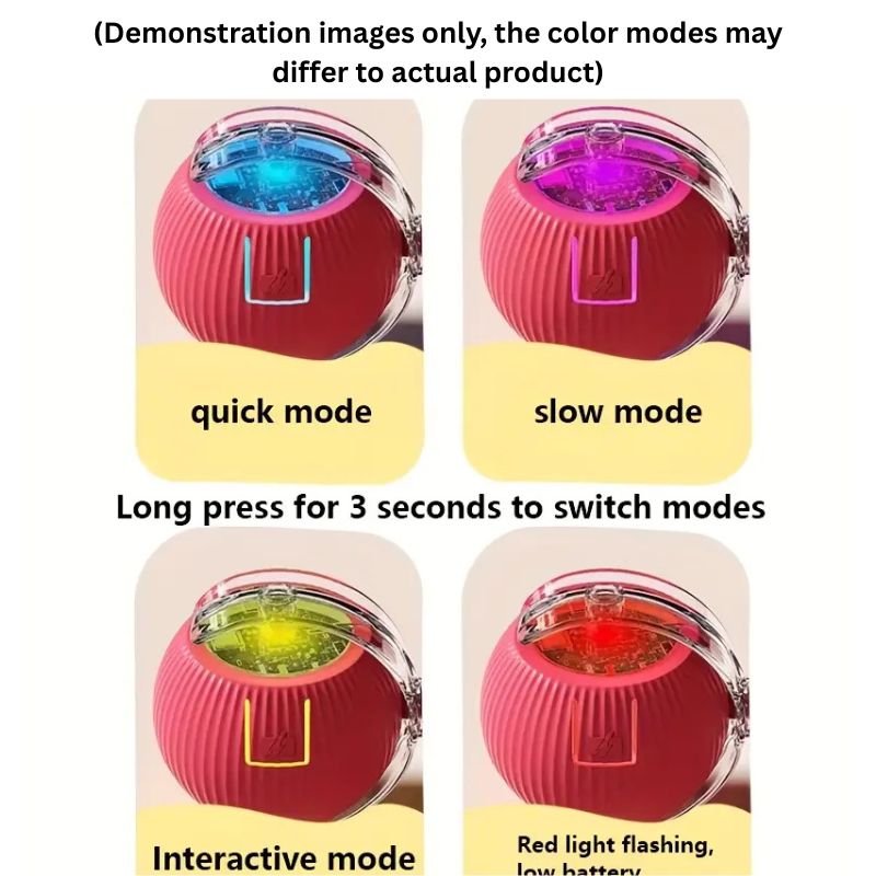 Electric interactive cat toy ball