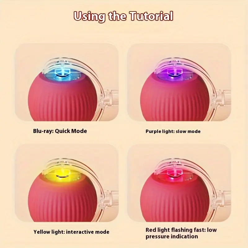 Electric interactive cat toy ball
