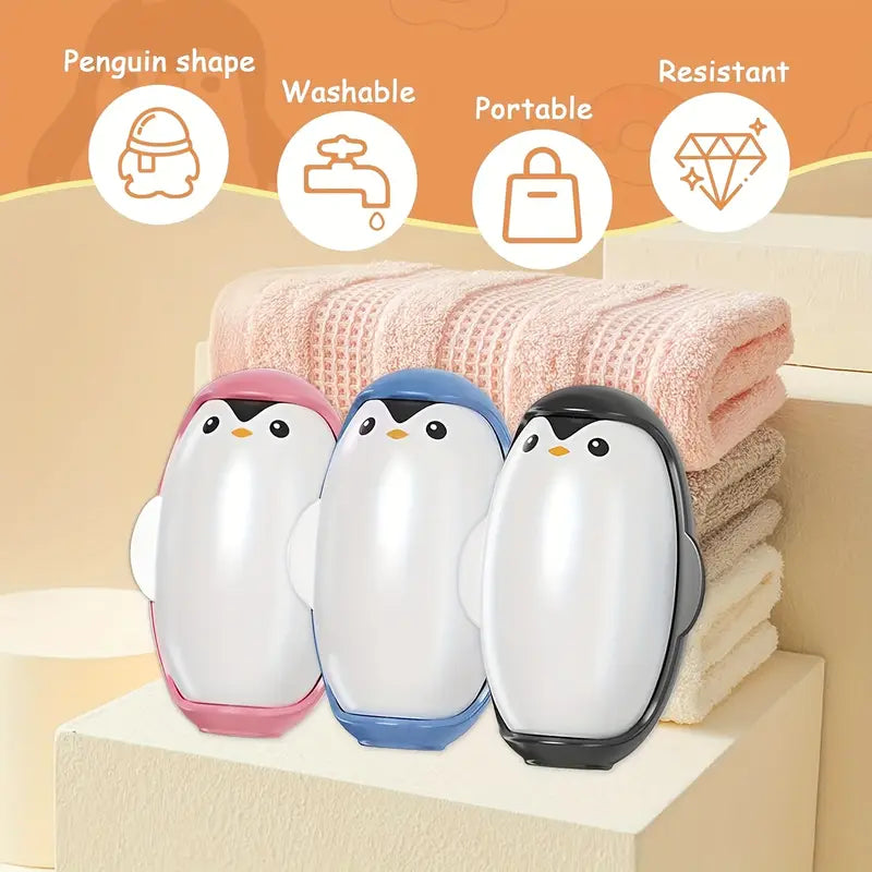 Mini Penguin Pet Hair washable and  reusable Removal Tool
