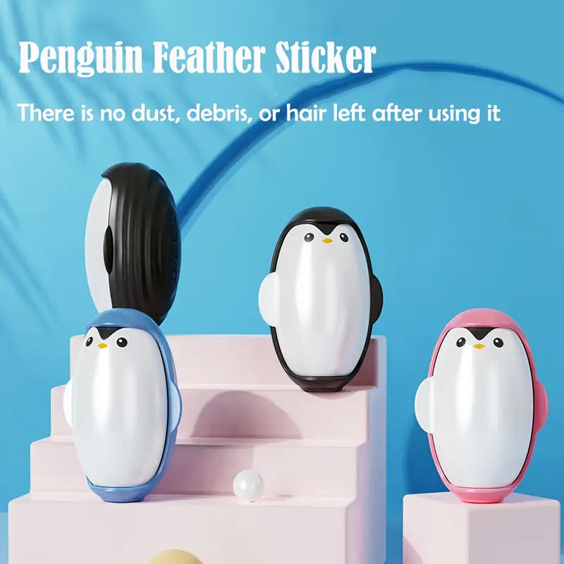 Mini Penguin Pet Hair washable and  reusable Removal Tool
