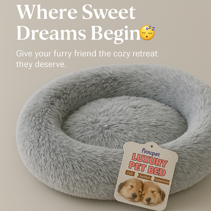 Round pet bed