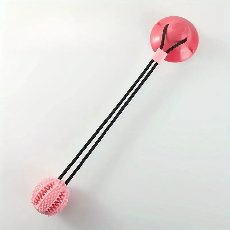 Pet suction dog toy ball