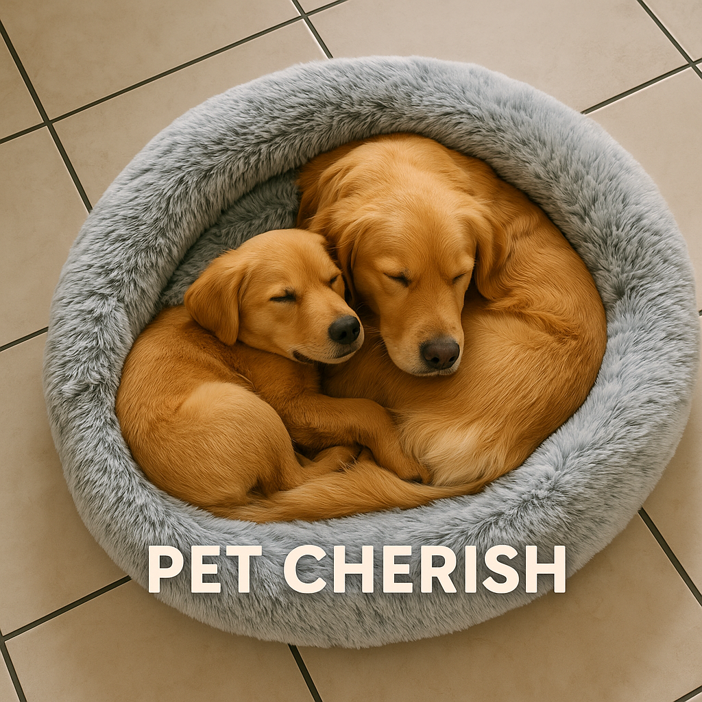 Round pet bed