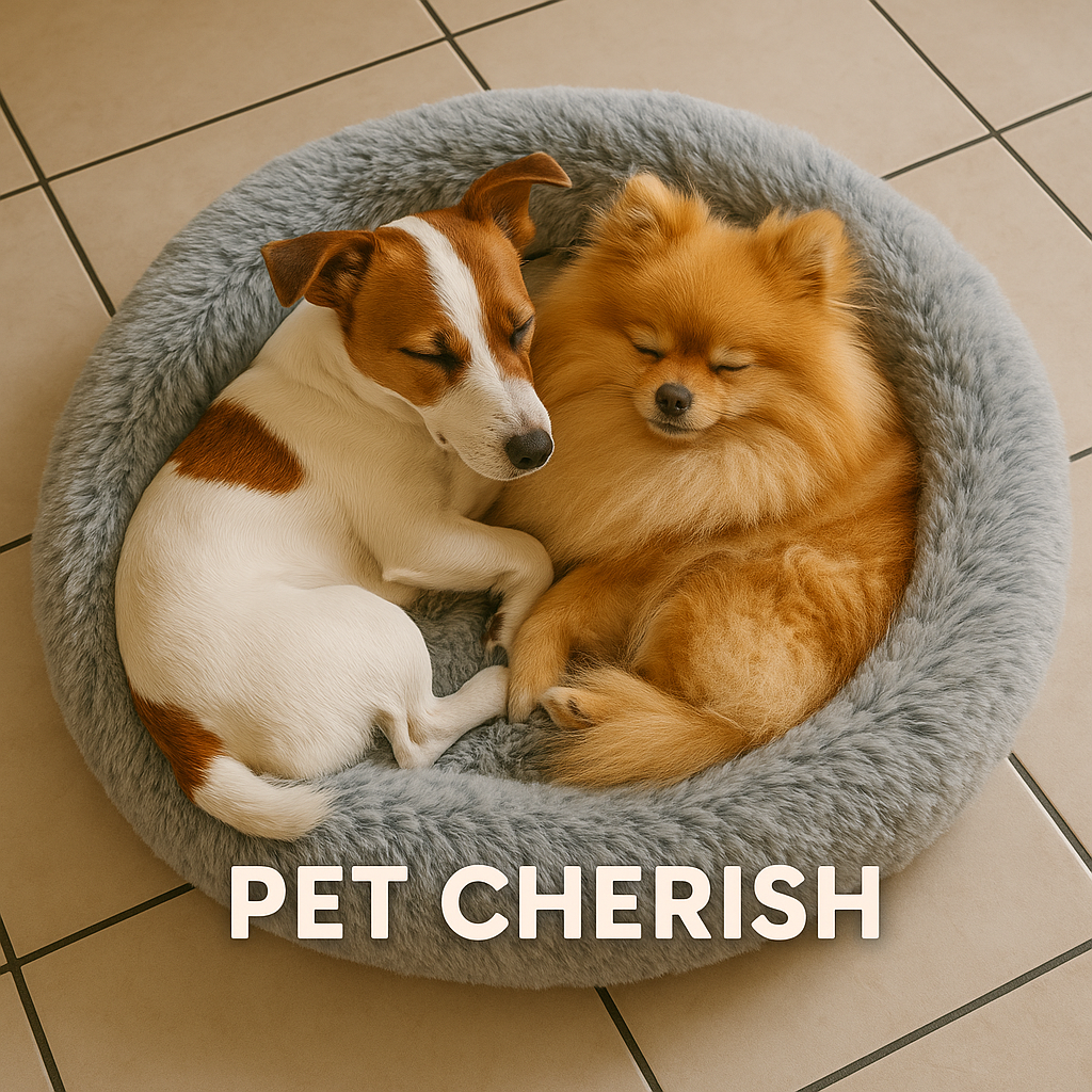 Round pet bed