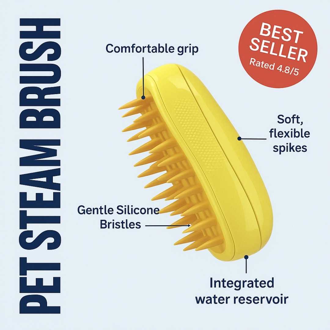 Instant De-shedder and Shiny Coat Brush