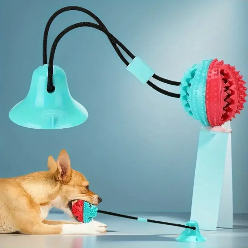 Pet suction dog toy ball