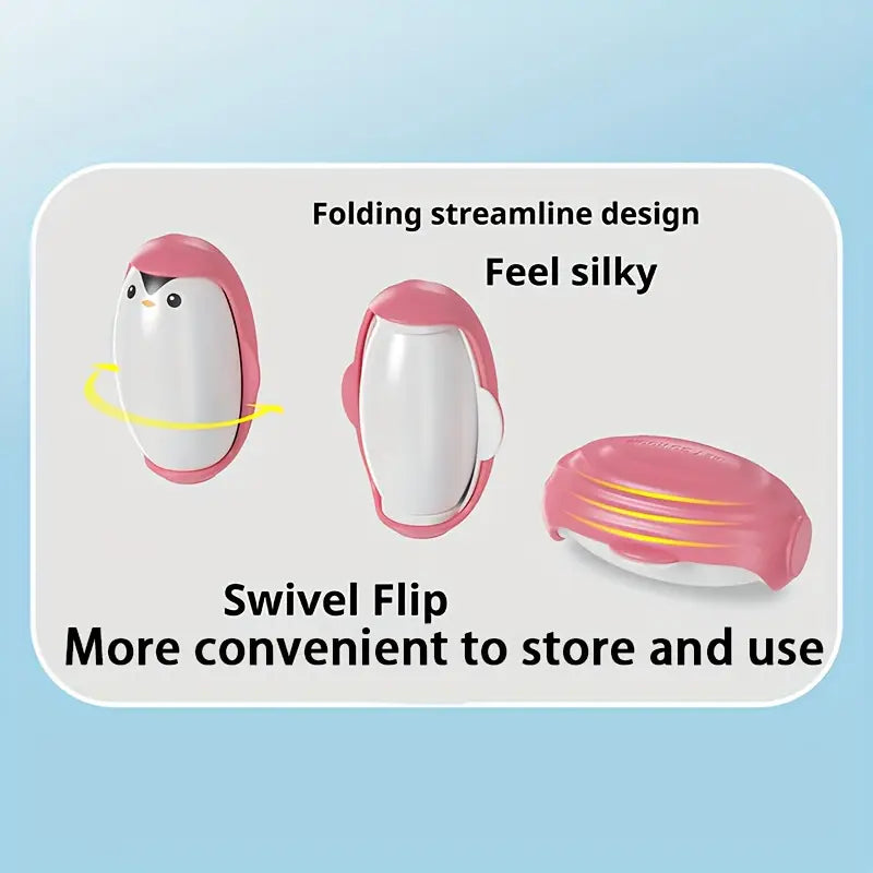 Mini Penguin Pet Hair washable and  reusable Removal Tool