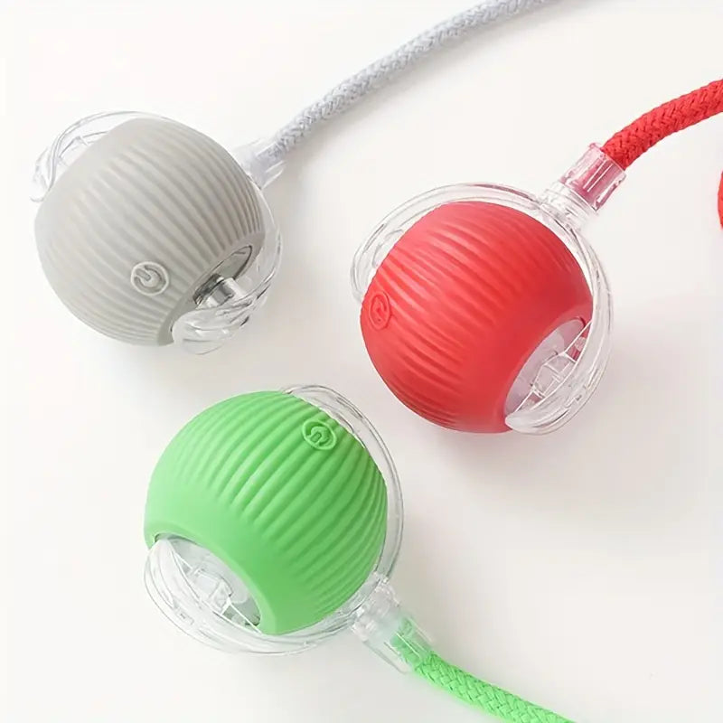 Electric interactive cat toy ball