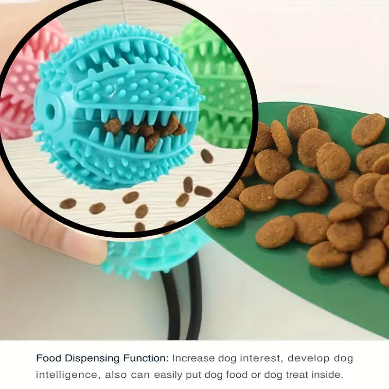 Pet suction dog toy ball