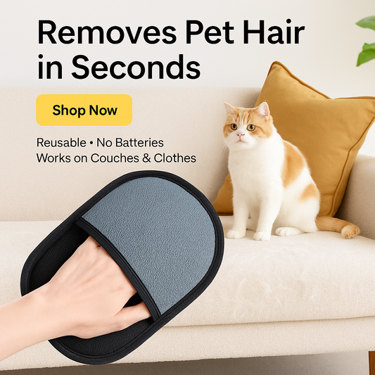 Pet hair glove remover