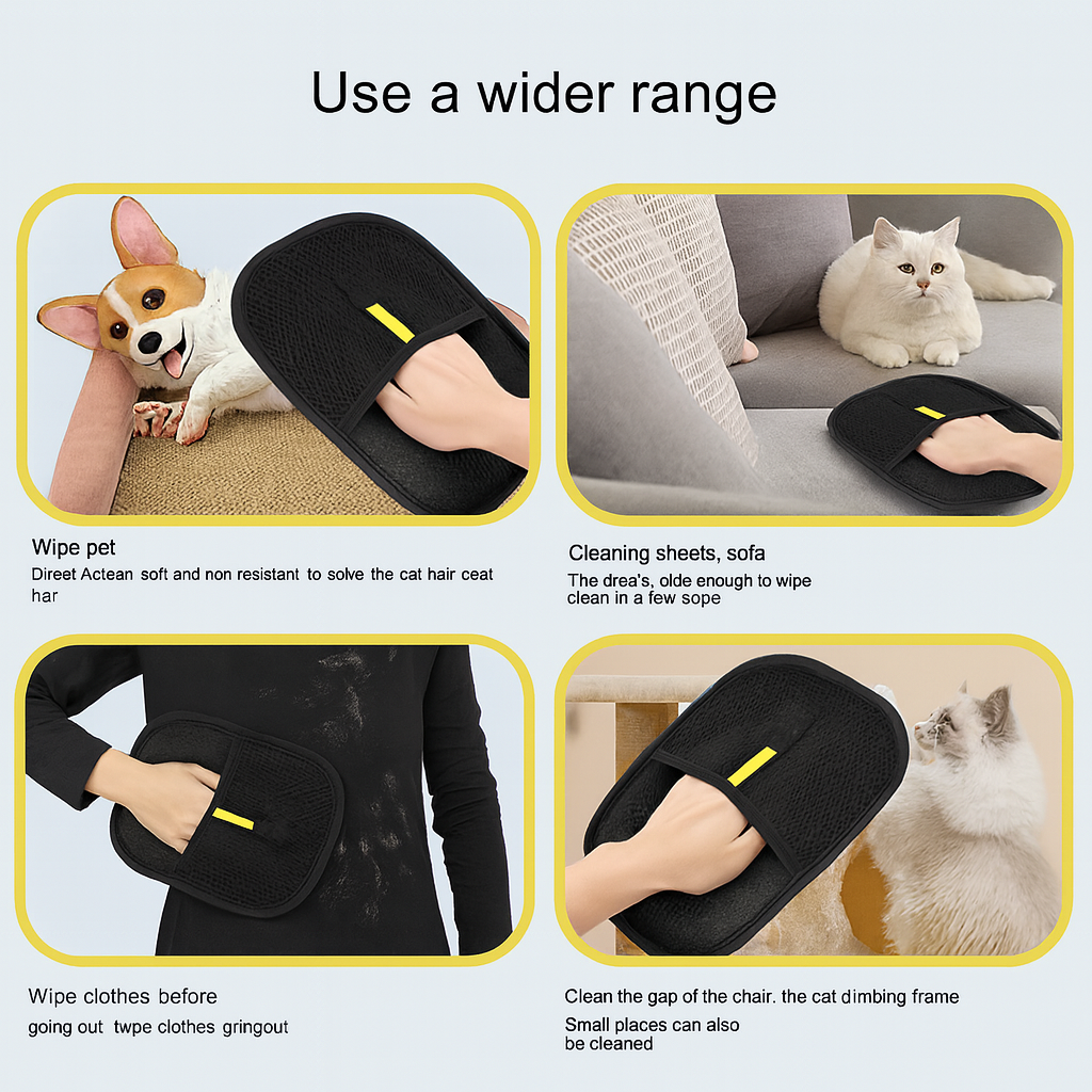 Pet hair glove remover