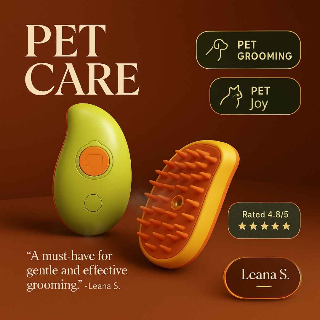 Instant De-shedder and Shiny Coat Brush