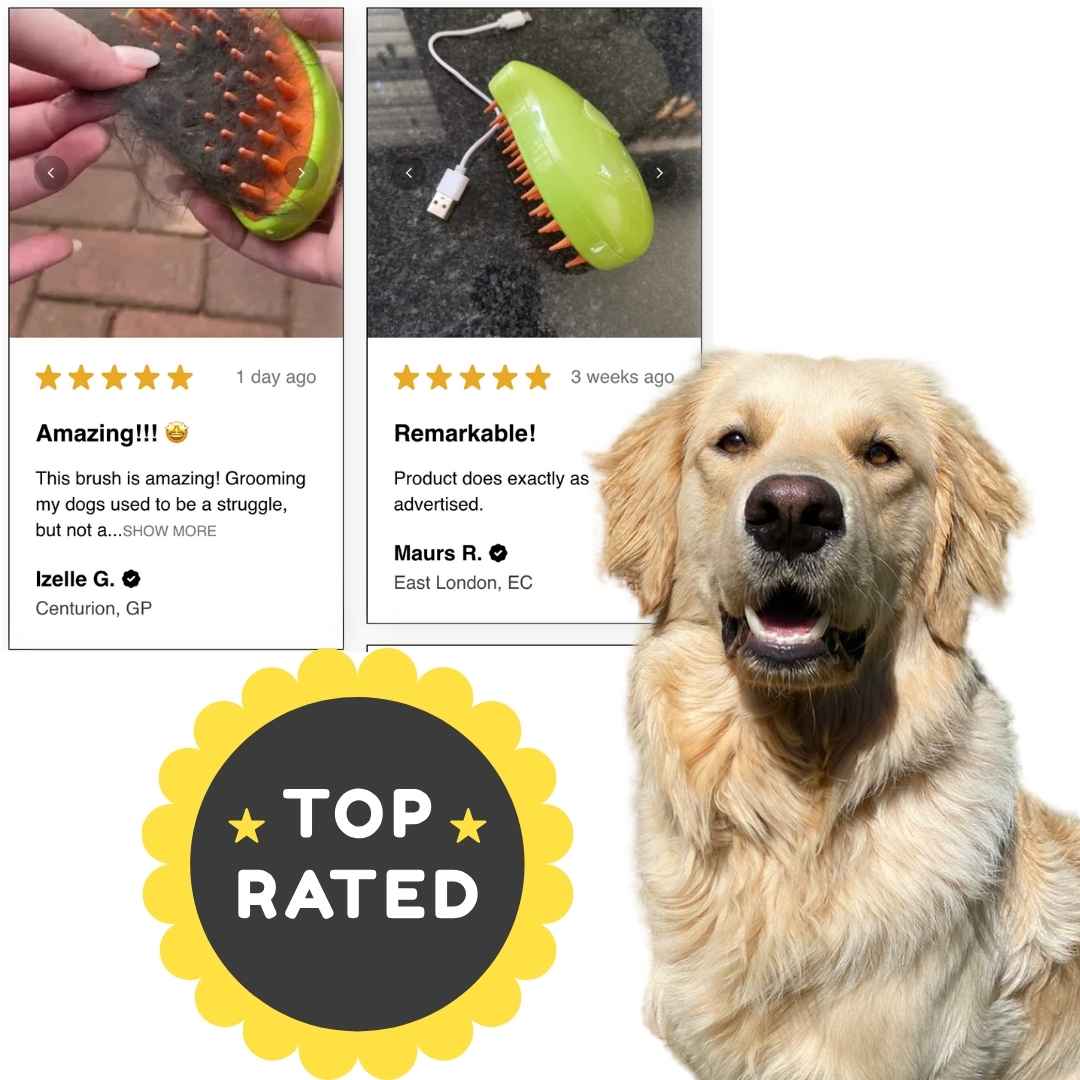 Instant De-shedder and Shiny Coat Brush